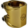 Striker Essence V2 Double Stunt Scooter Clamp - Gold Chrome