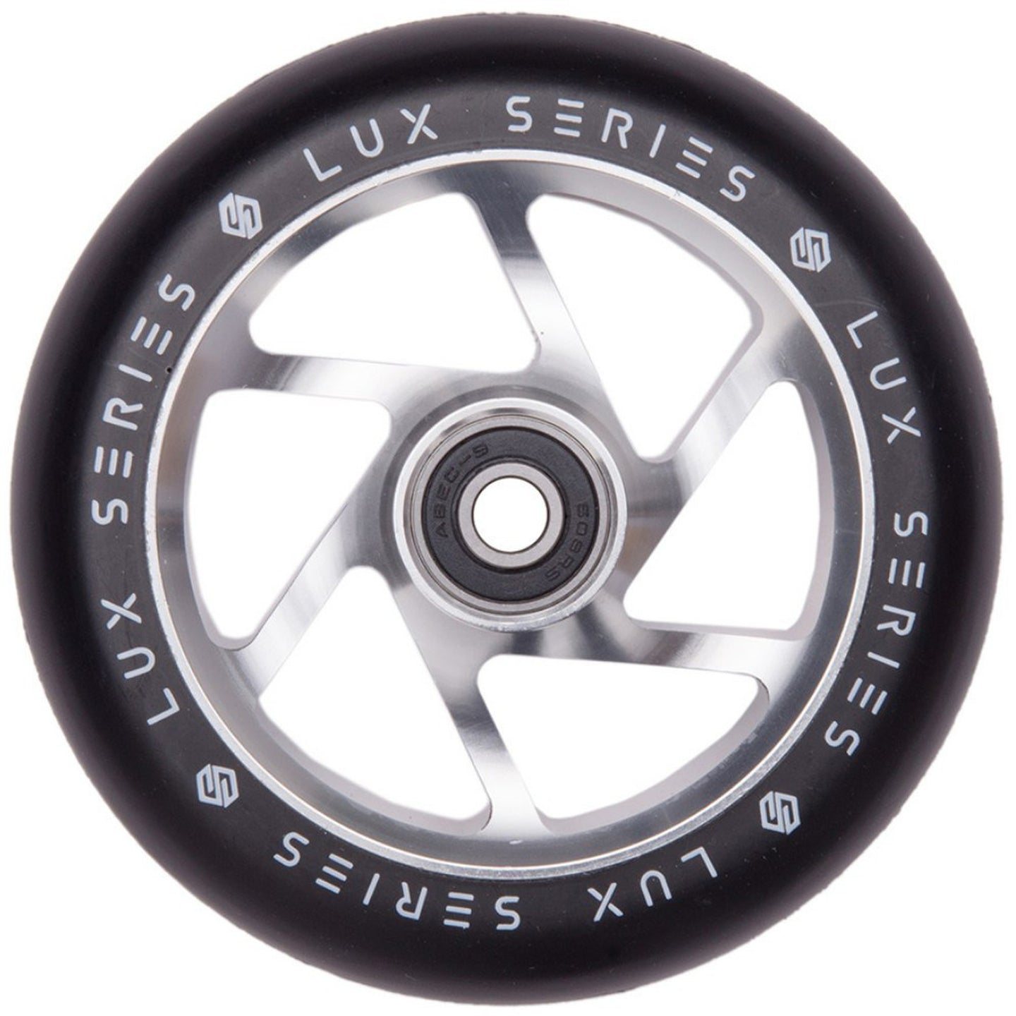 Striker Lux Spoked 100mm Stunt Scooter Rolle - Silber-ScootWorld.de