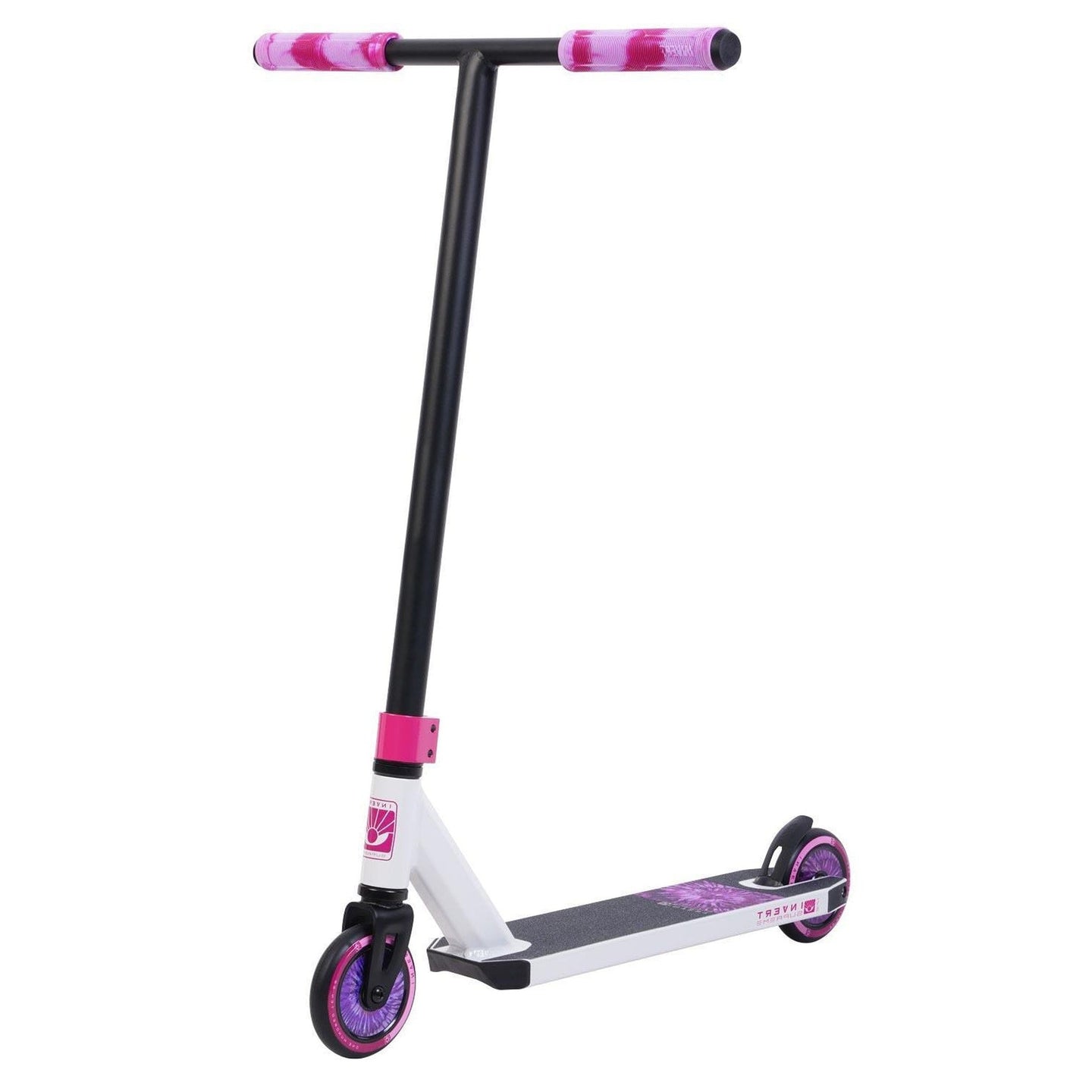 Invert Supreme Stunt Scooter T-Bar - Weiß/Schwarz/Rosa-ScootWorld.de