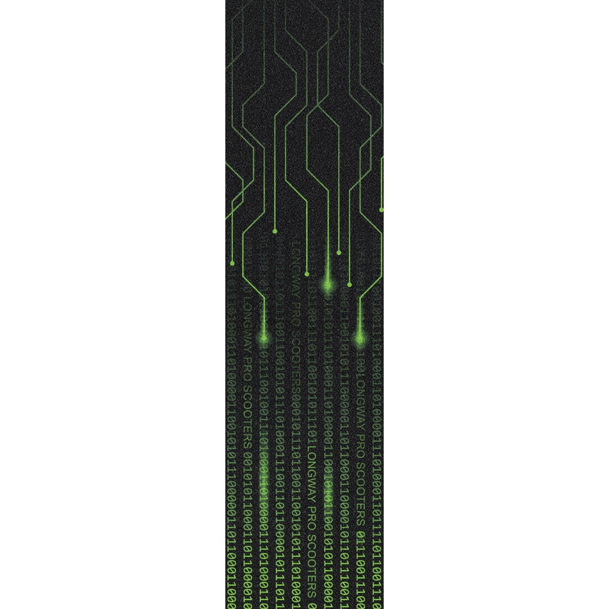 Longway Printed Stunt Scooter Griptape - Matrix Green-ScootWorld.de