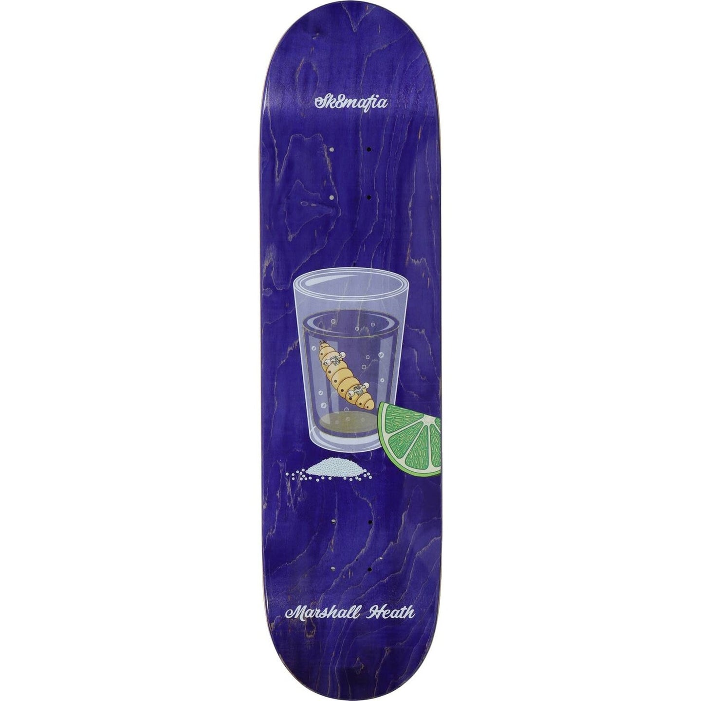 Sk8mafia Marshall Heath Hacked Skateboard Deck - Purple-ScootWorld.de