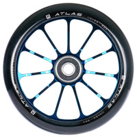 Ethic Atlas Stunt Scooter Rolle - Chrome Blue-ScootWorld.de