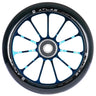 Ethic Atlas Stunt Scooter Rolle - Chrome Blau