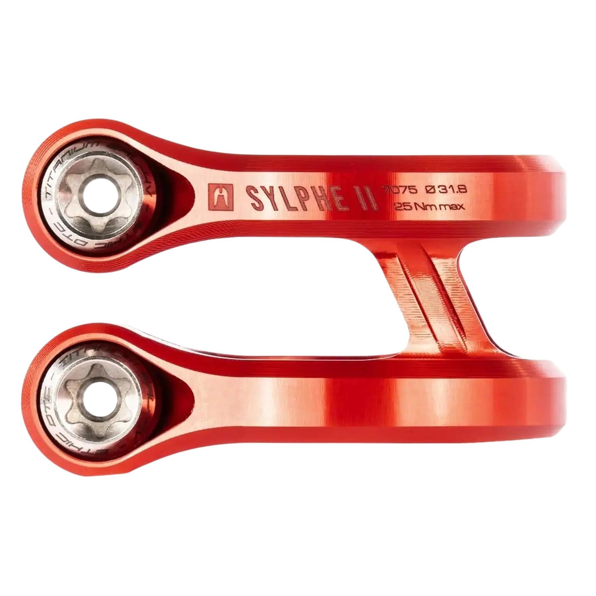 Ethic Sylphe V2 Stunt Scooter Clamp - Red-ScootWorld.de