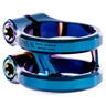 Ethic Sylphe V2 Stunt Scooter Clamp - Chrome Blau