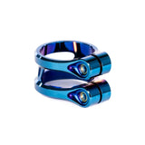 Ethic Sylphe V2 Stunt Scooter Clamp - Chrome Blue-ScootWorld.de
