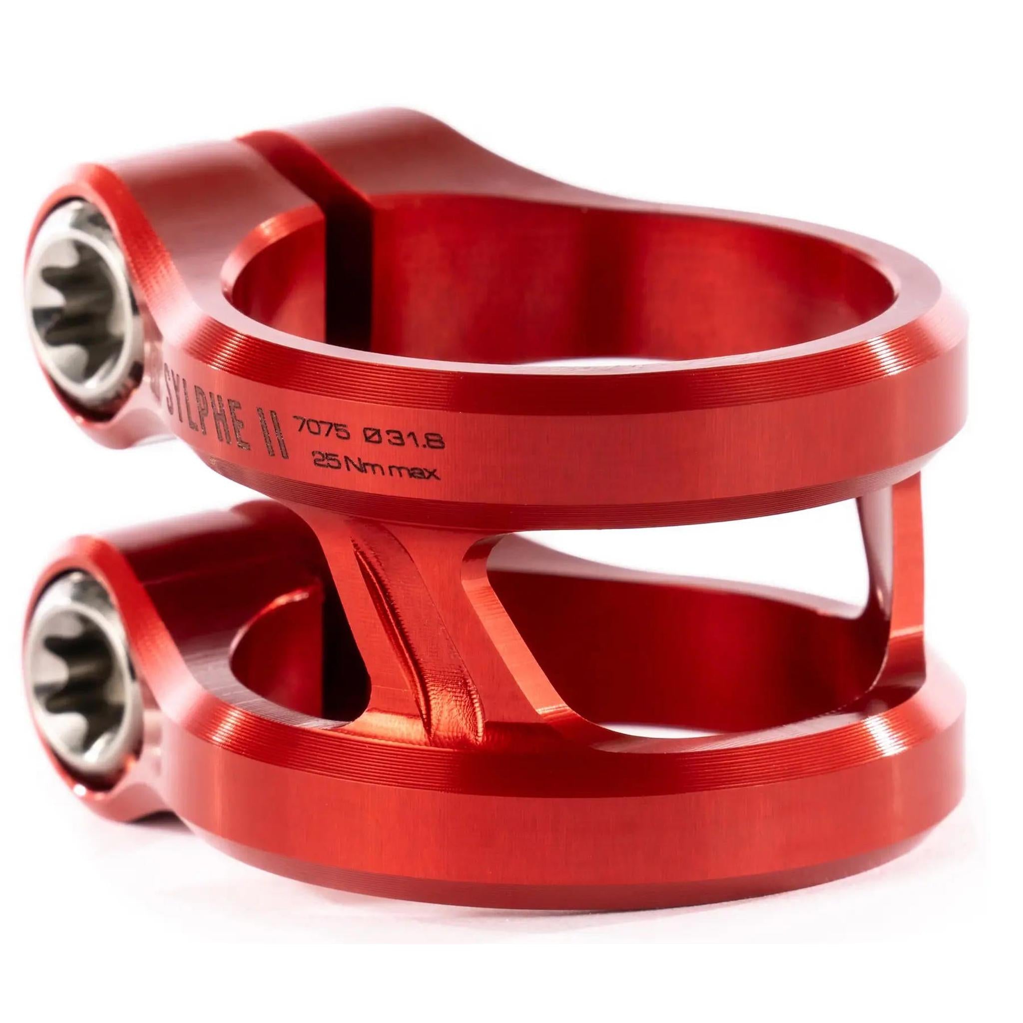 Ethic Sylphe V2 Stunt Scooter Clamp - Red-ScootWorld.de