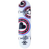 Herz Versorgung Orbit Logo komplette Skateboard - Weiß/Schwarz/Blau