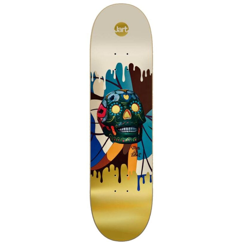 Jart Golden Skateboard Deck - Gold/Brown/Blue-ScootWorld.de