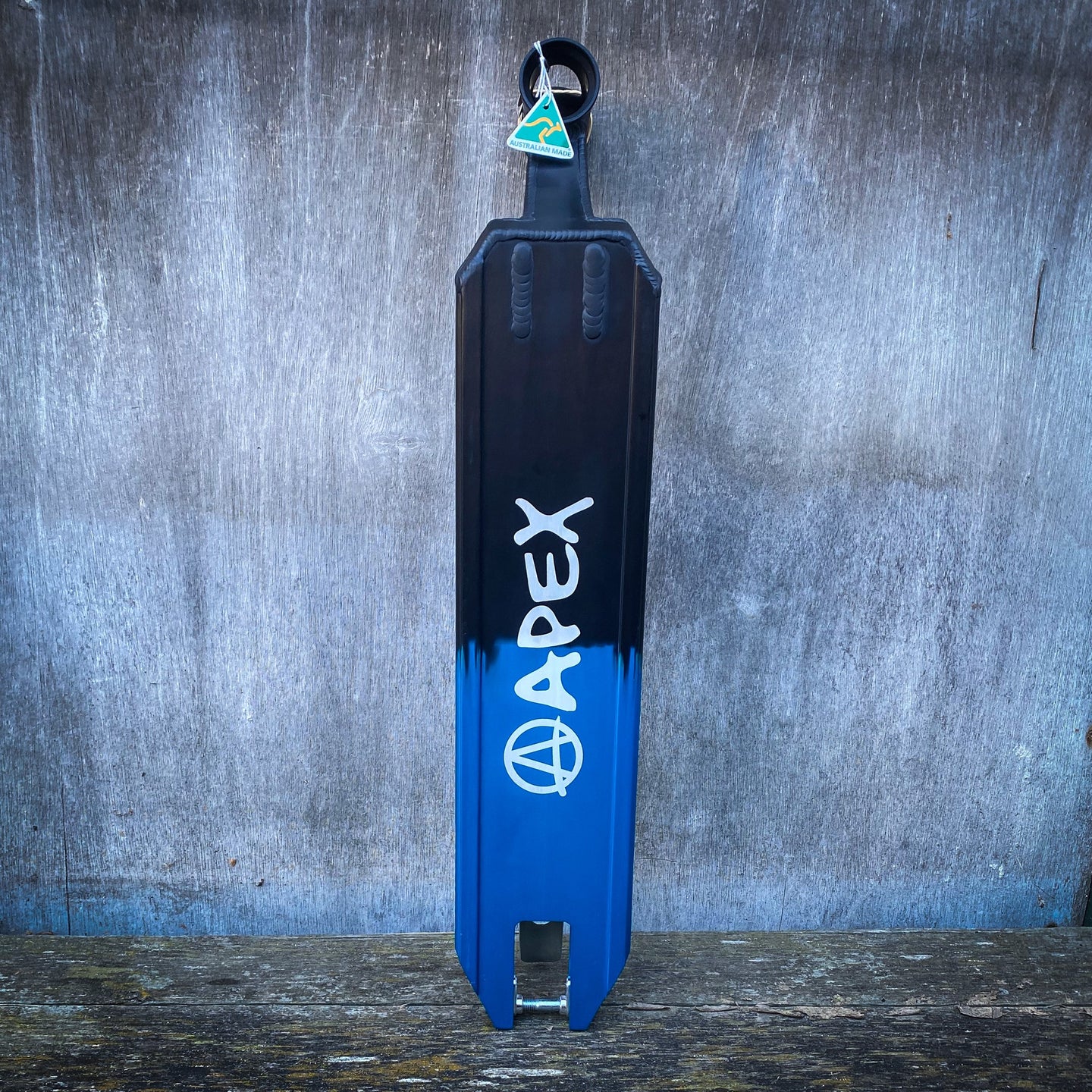 Apex ID Limited 4.5" Stunt Scooter Deck - Black/Blue-ScootWorld.de