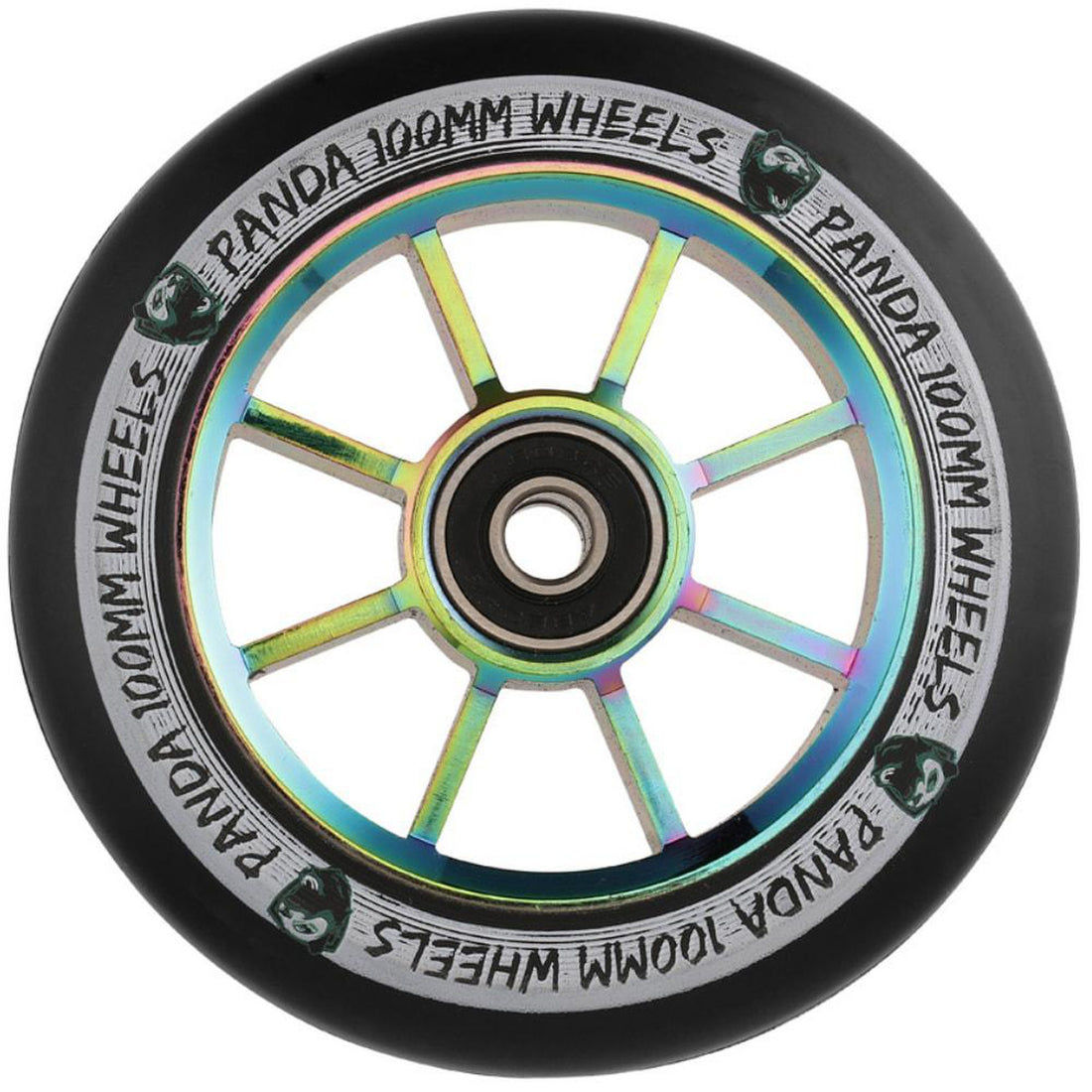 Panda Spoked V2 100mm Hjul Til Løbehjul - Rainbow-ScootWorld.dk