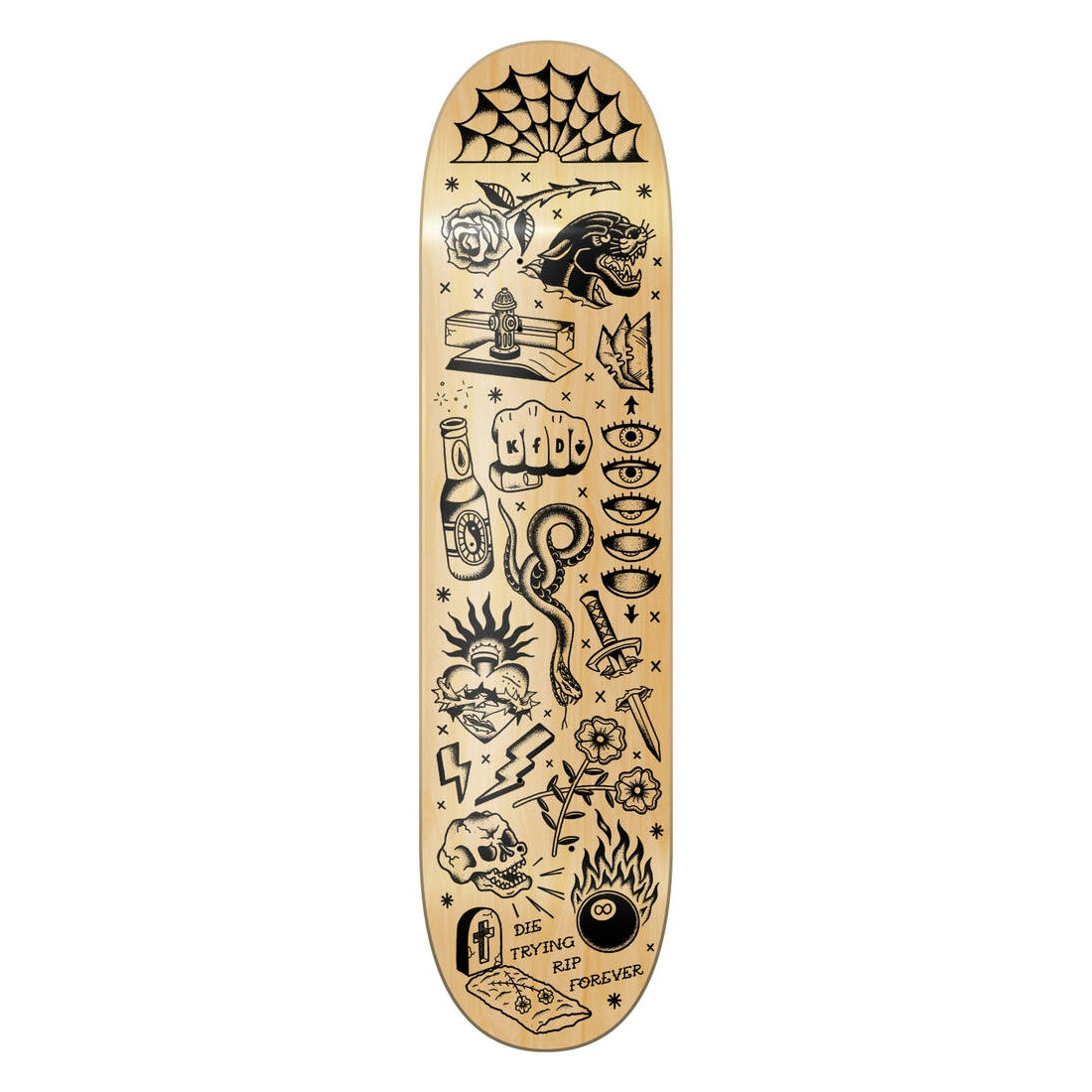 KFD Team Skateboard Deck - Flashback-ScootWorld.de