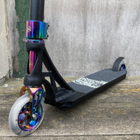 Striker Panda Deck Custom Build - Black/Rainbow-ScootWorld.de