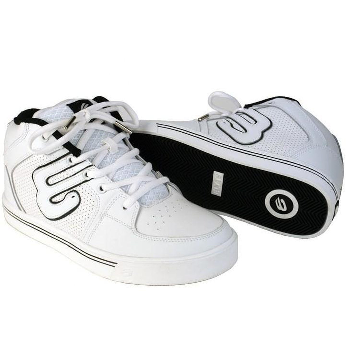 Elyts Mid Top 2 White Action Skateschuhe - White-ScootWorld.de