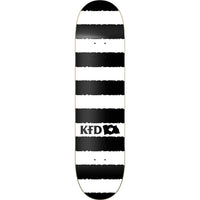 KFD Stripes Skateboard Deck - White-ScootWorld.de