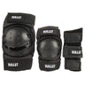 Bullet Junior Triple Padset Protektoren Set - Schwarz