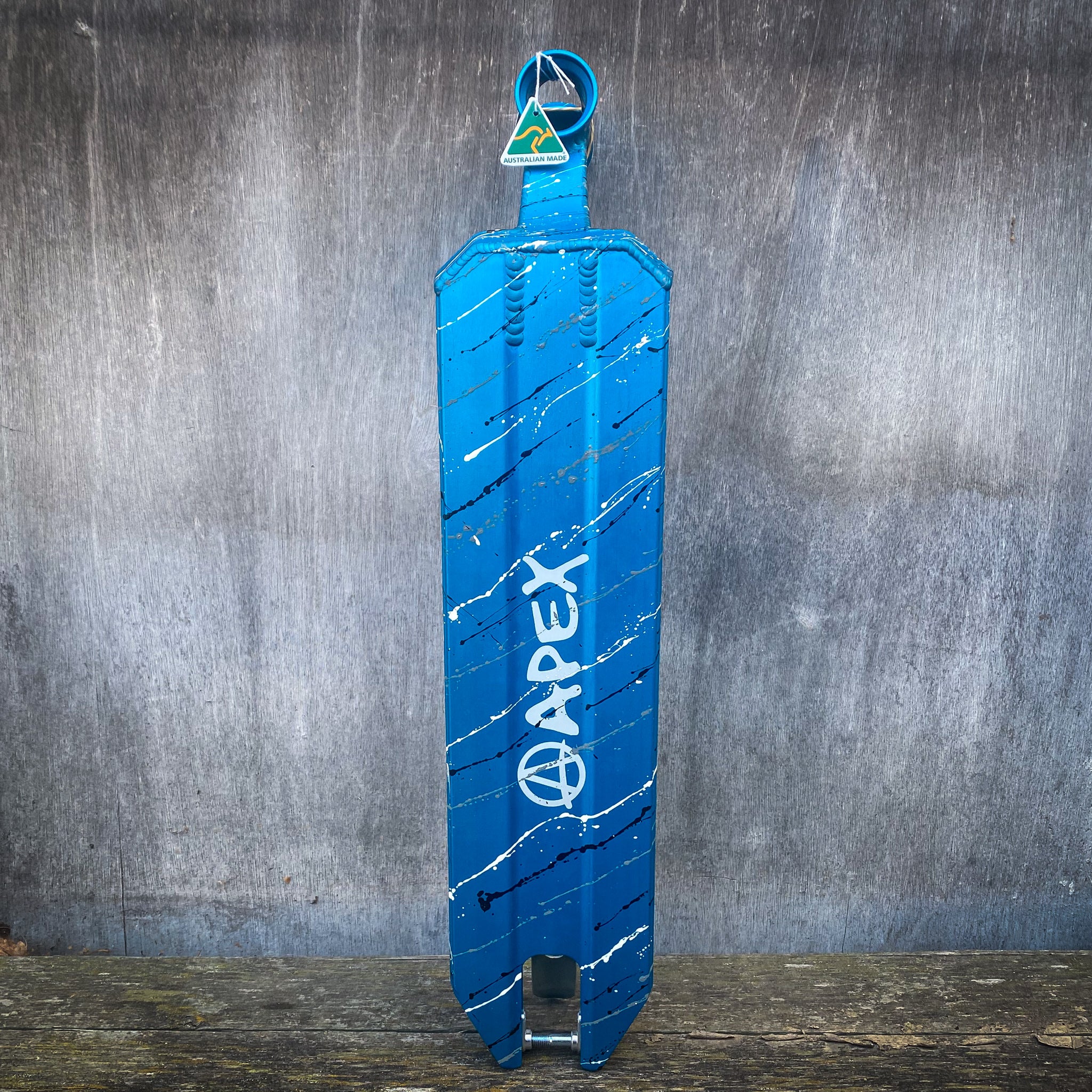 Apex ID Limited 5" Stunt Scooter Deck - Blue Splash-ScootWorld.de