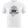 ScootWorld Fire Globe Tshirt - Weiß