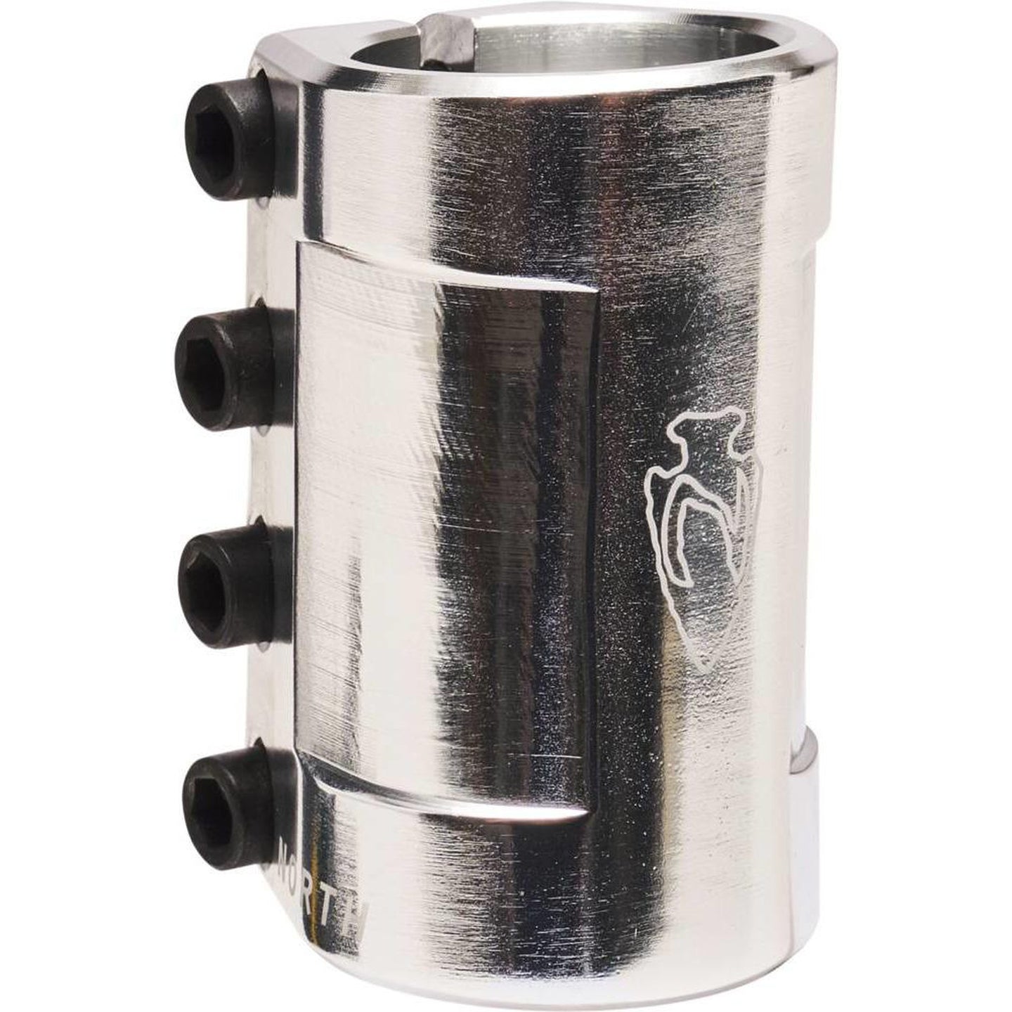 North Hammer V2 SCS Stunt Scooter Clamp - Silver-ScootWorld.de