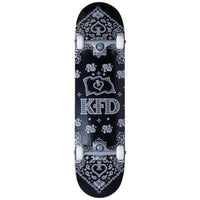 KFD Bandana Komplett-Skateboard - Black-ScootWorld.de