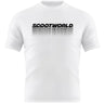 ScootWorld Repeat Logo Tshirt - Weiß