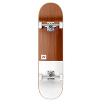 Hydroponic Clean Skateboard - White-brown-ScootWorld.de