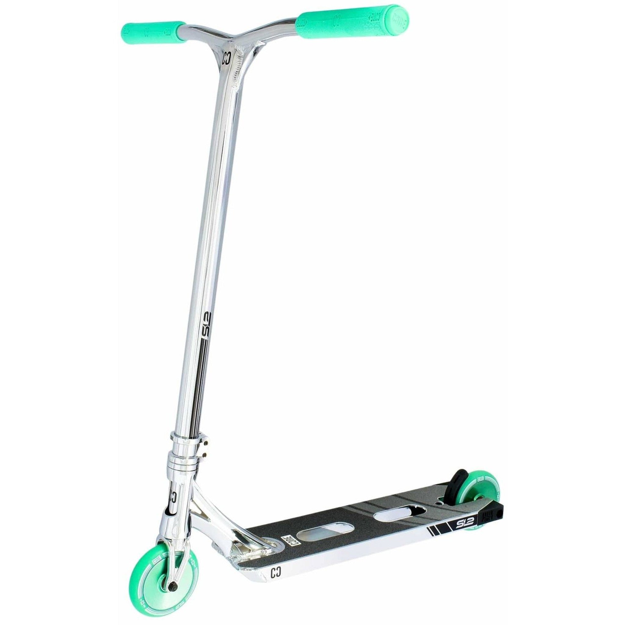 CORE SL2 Stunt Scooter (Chrome/Teal) - Chrome/Teal-ScootWorld.de