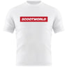 ScootWorld Box Logo Tshirt - Weiß/Rot