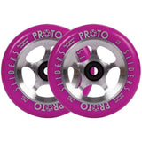 Proto Sliders Starbright Stunt Scooter Rolle 2-Pack - Purple On Raw-ScootWorld.de