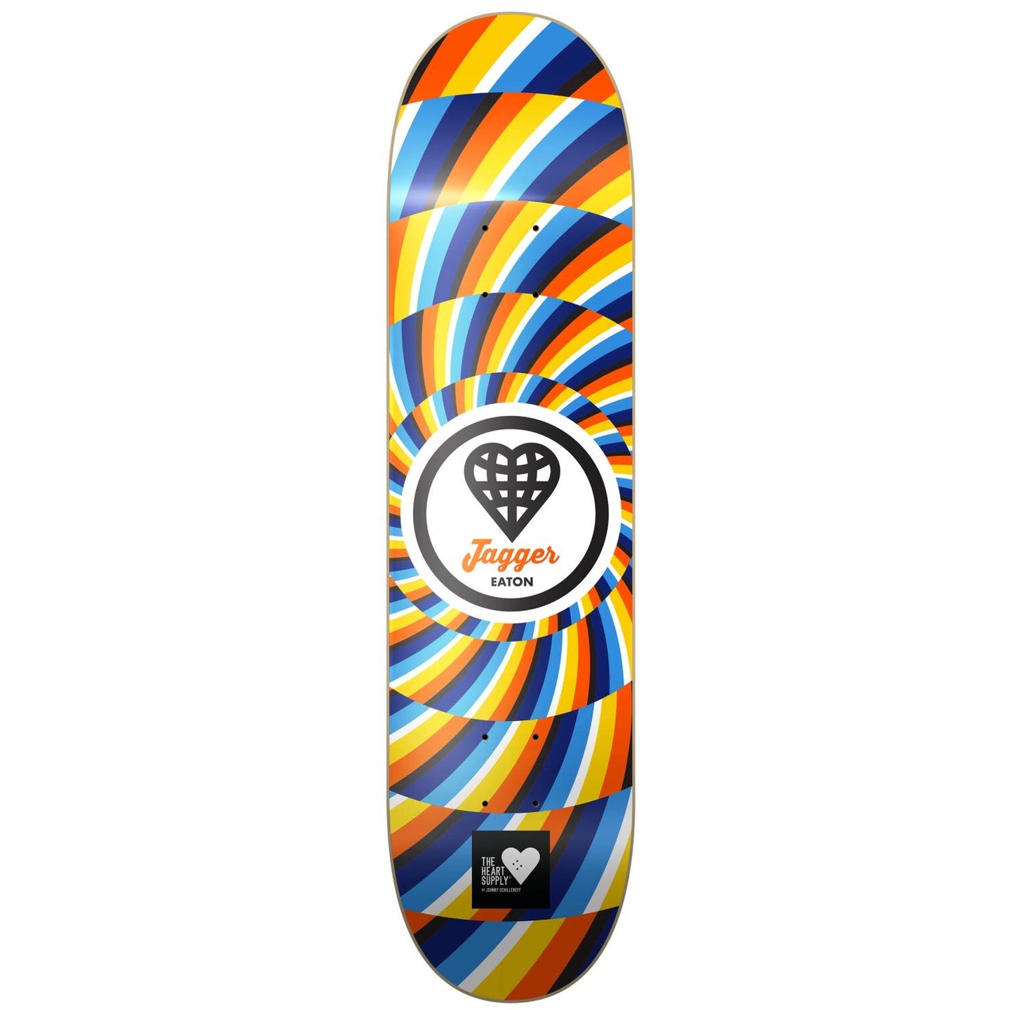 Heart Supply Jagger Eaton Pro Skateboard Deck - Illusion Embossed-ScootWorld.de