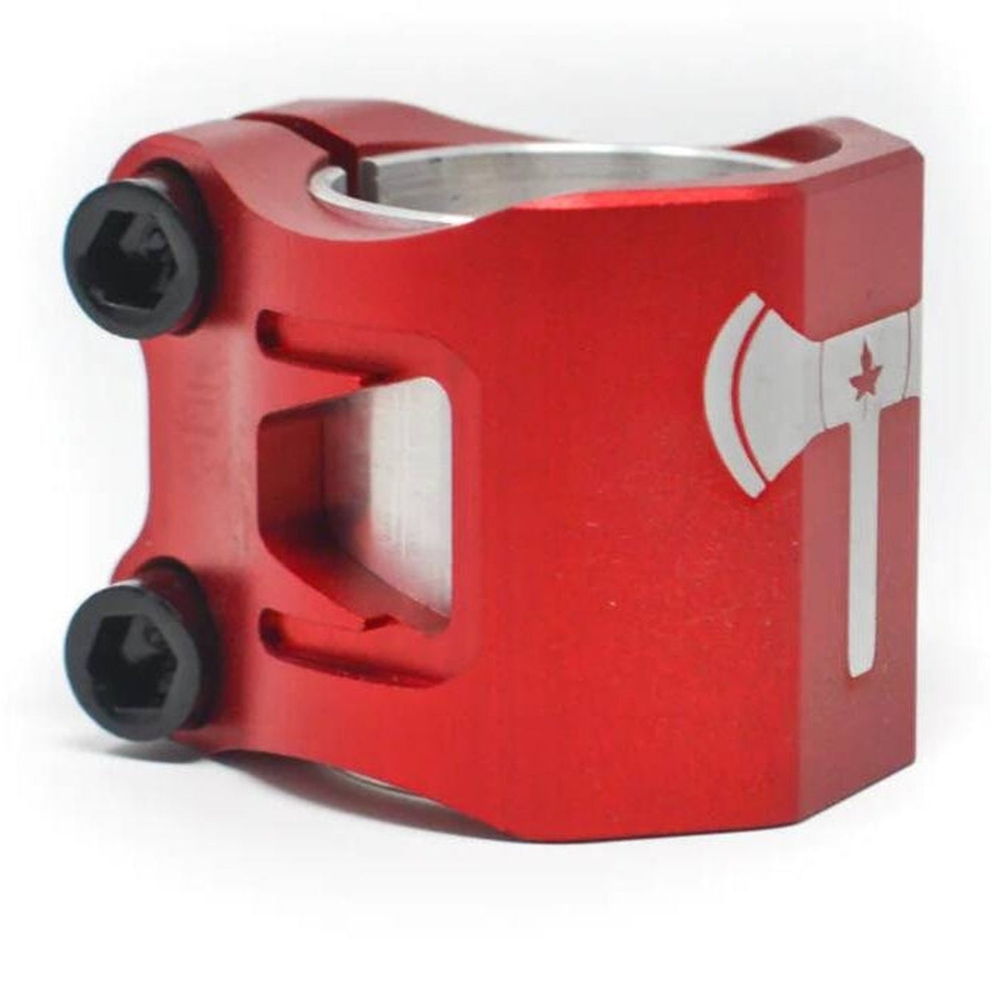 Trynyty Lumberjaxe Double Stunt Scooter Clamp - Red-ScootWorld.de