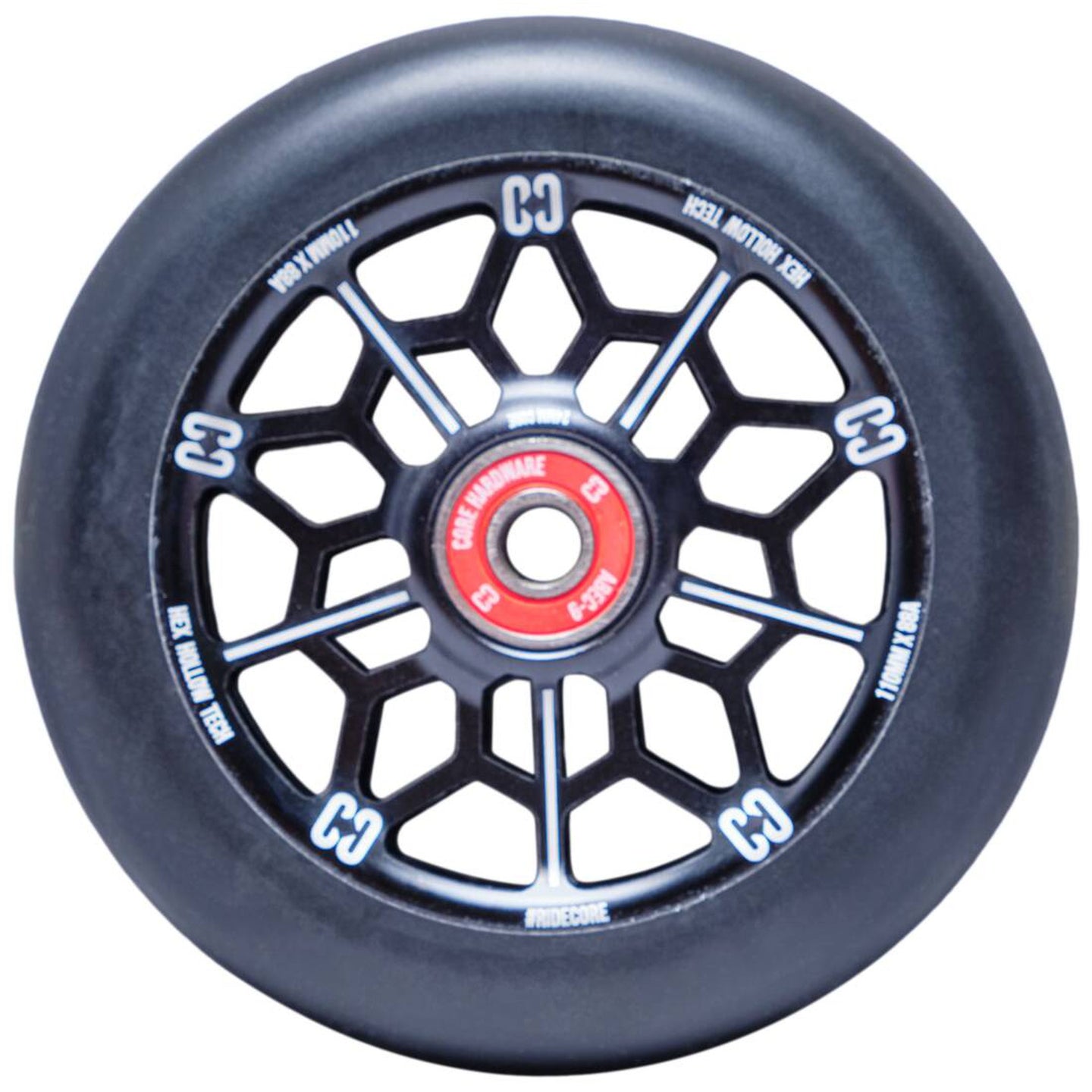 CORE Hex Hollow Scooter Rolle - Black-ScootWorld.de