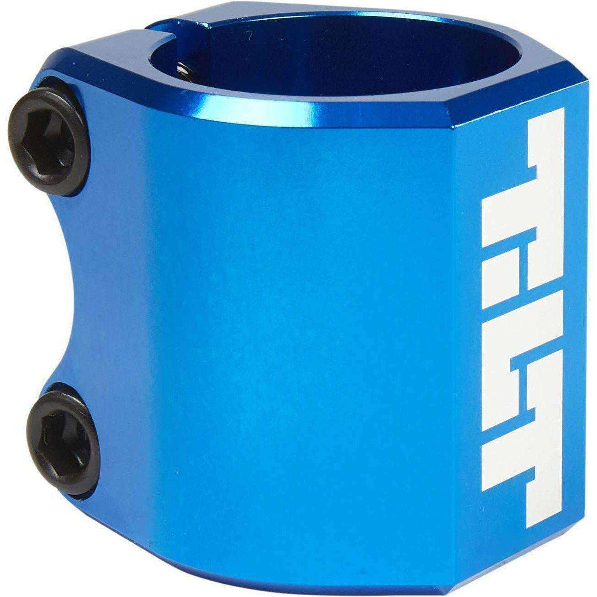 Tilt Classic Double Stunt Scooter Clamp - Blue-ScootWorld.de