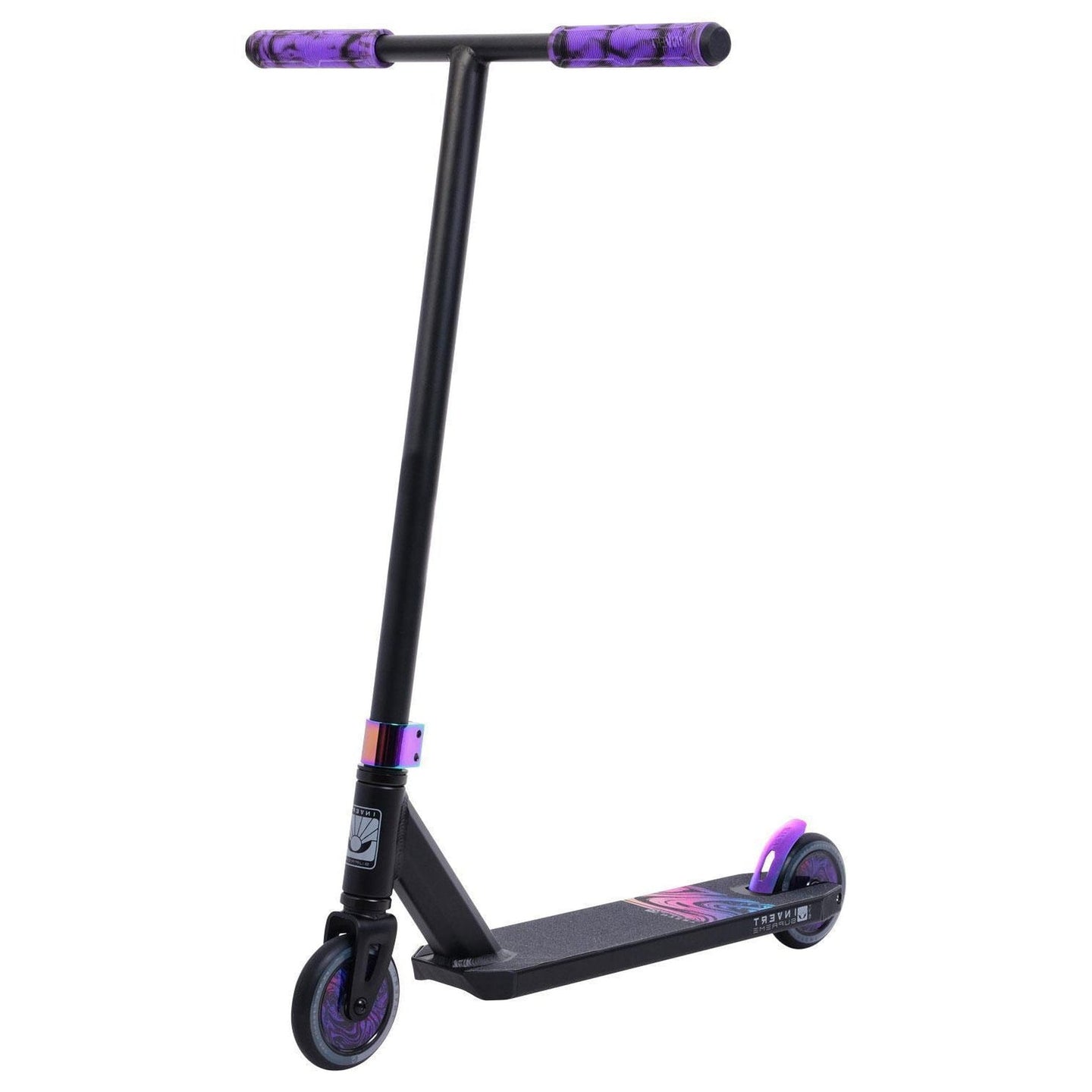 Invert Supreme Stunt Scooter T-Bar - Regenbogen/Schwarz-ScootWorld.de