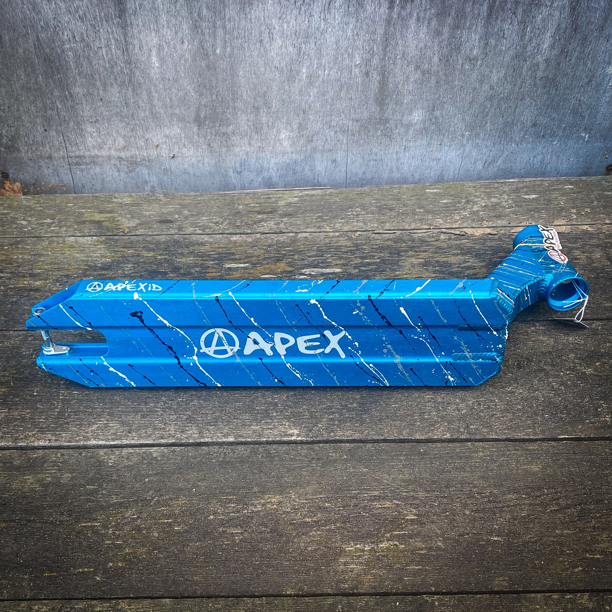 Apex ID Limited 5" Stunt Scooter Deck - Blue Splash-ScootWorld.de