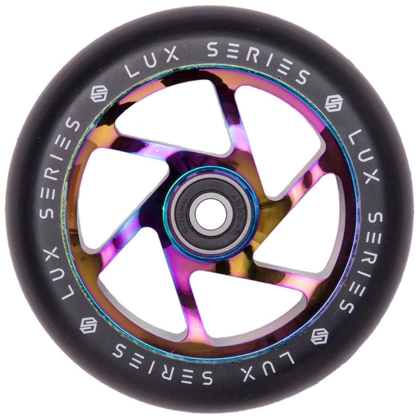 Striker Lux Spoked 100mm Stunt Scooter Rolle - Regenbogen-ScootWorld.de