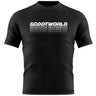 ScootWorld Repeat Logo Tshirt - Schwarz