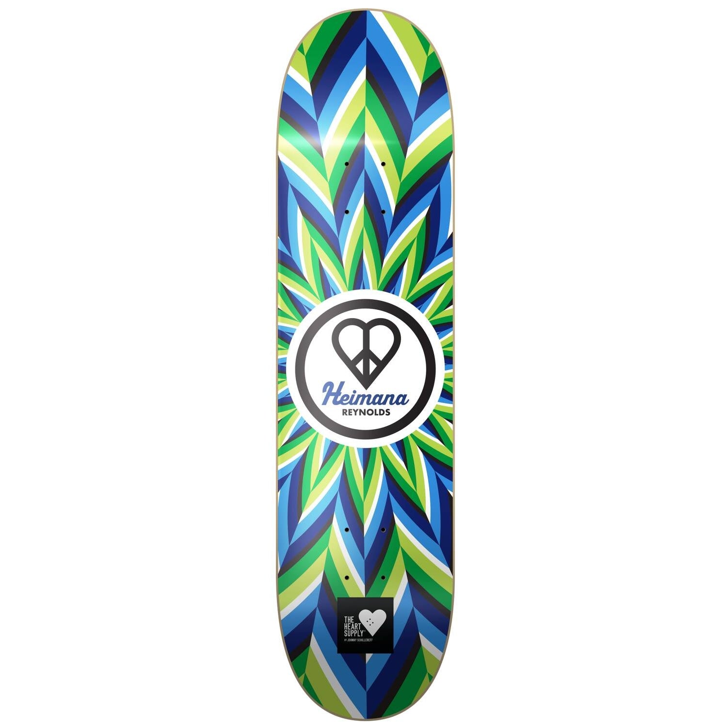 Heart Supply Heimana Reynolds Pro Skateboard Deck - Illusion Embossed-ScootWorld.de