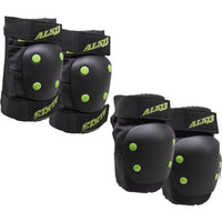 Alk13 Combo Pads - Black/Green-ScootWorld.de