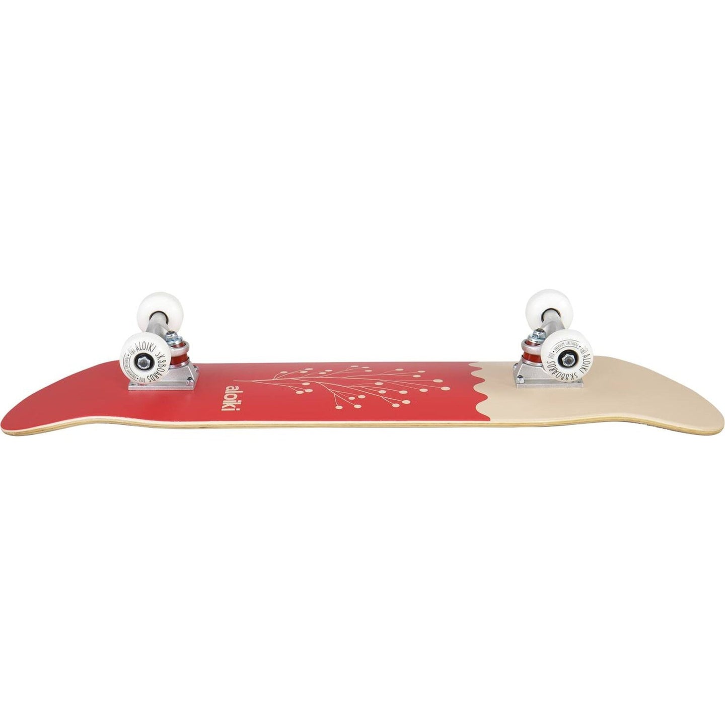 Aloiki Blatt komplett Skateboard - Red-ScootWorld.de