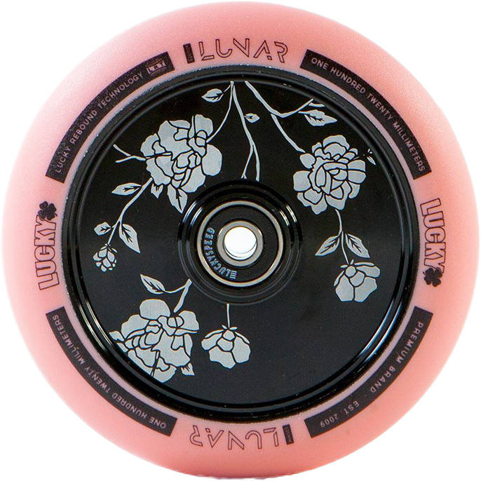 Lucky Lunar 120mm Stunt Scooter Rolle - Zephyr Black/Pink-ScootWorld.de