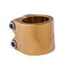 Striker Lux Double Stunt Scooter Clamp - Gold Chrome