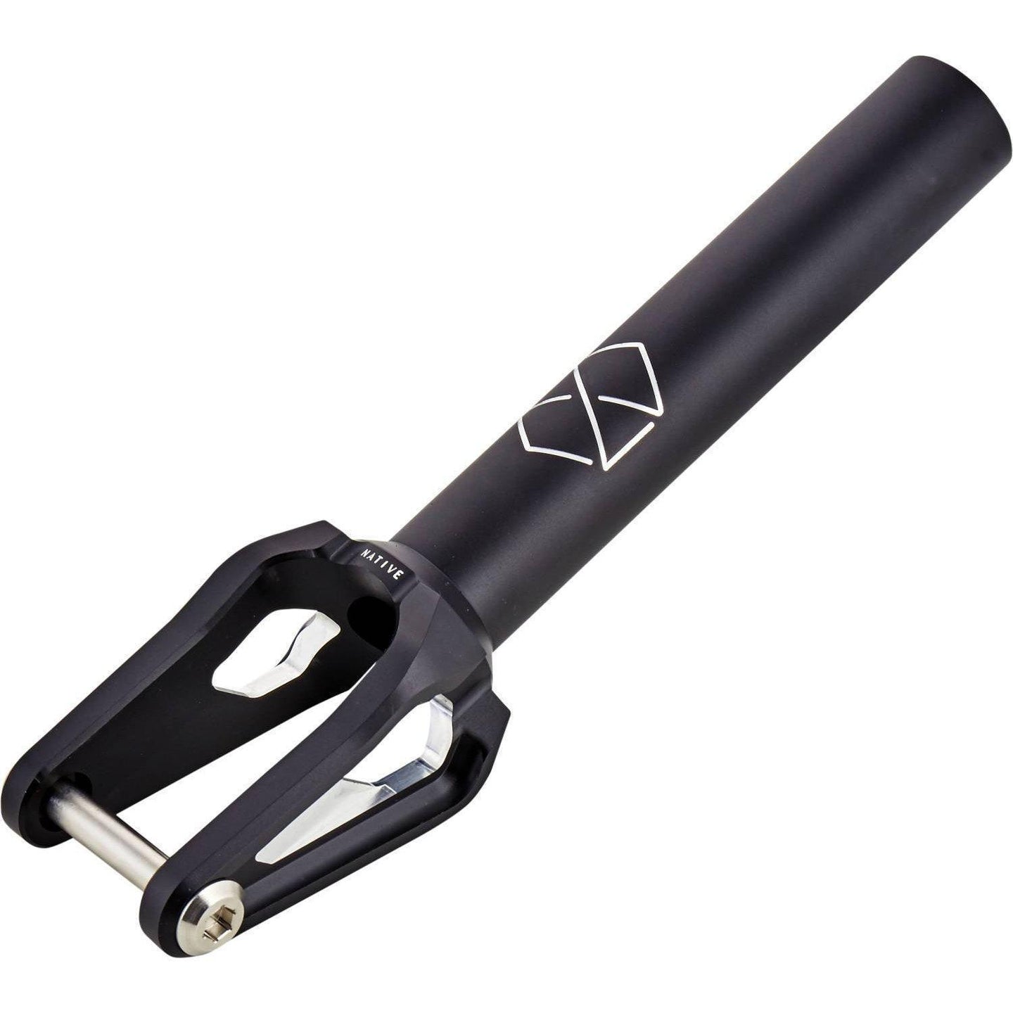 Native Versa Stunt Scooter Fork - Black/Silver-ScootWorld.de