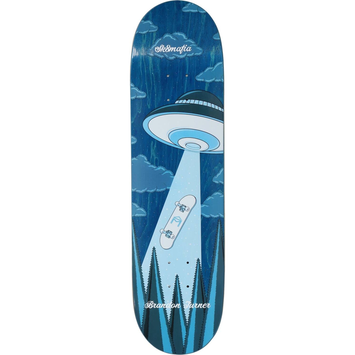 Sk8mafia Brandon Turner Hacked Skateboard Deck - Blue-ScootWorld.de