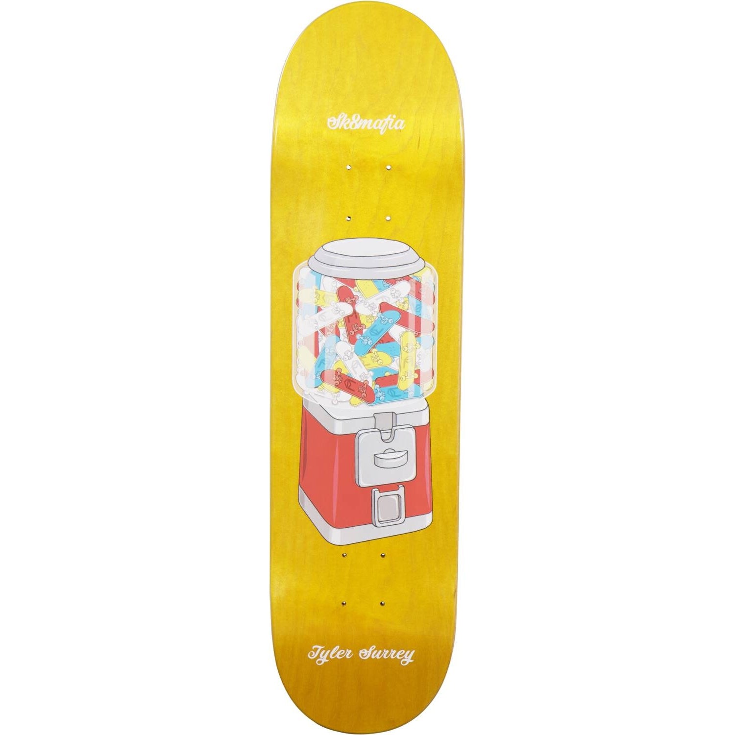 Sk8mafia Tyler Surrey Pro Skateboard Deck - Yellow-ScootWorld.de