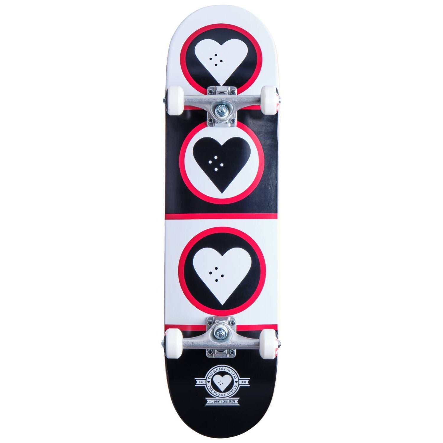 Heart Supply Squadron Skateboard Deck - Black-ScootWorld.de