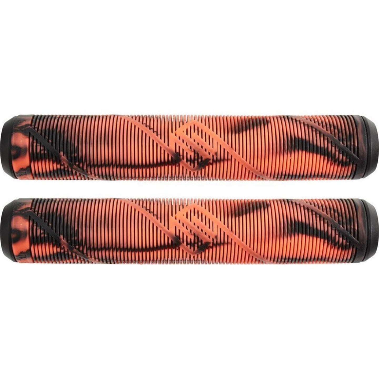 Striker Logo Stunt Scooter Griffe - Schwarz/Orange-ScootWorld.de