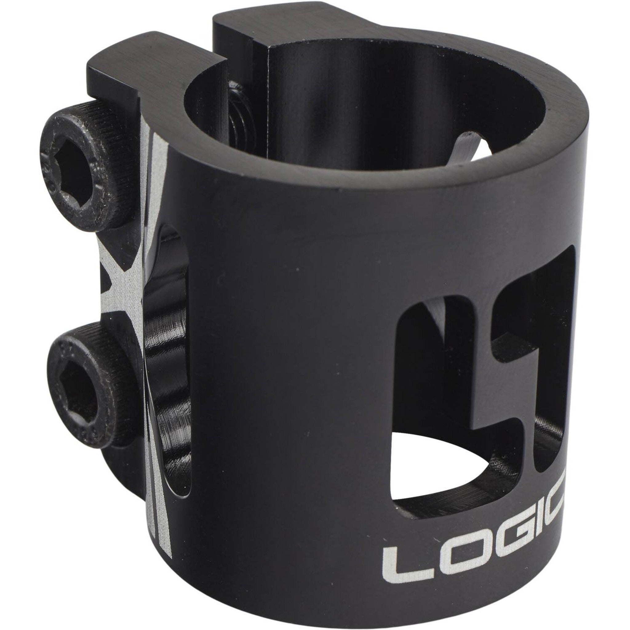 Logic Oversized Double Stunt Scooter Clamp - Black-ScootWorld.de