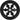 JP Ninja 6-Spoke Stunt Scooter Rolle - Black-ScootWorld.de