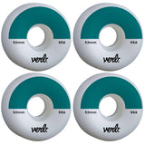 Verb Dip 99A Skateboard Rollen 4-Pack - Teal-ScootWorld.de